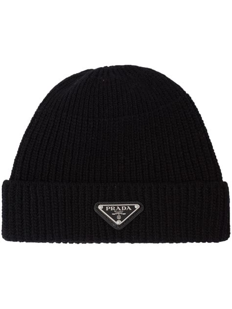 prada mütze schwarz